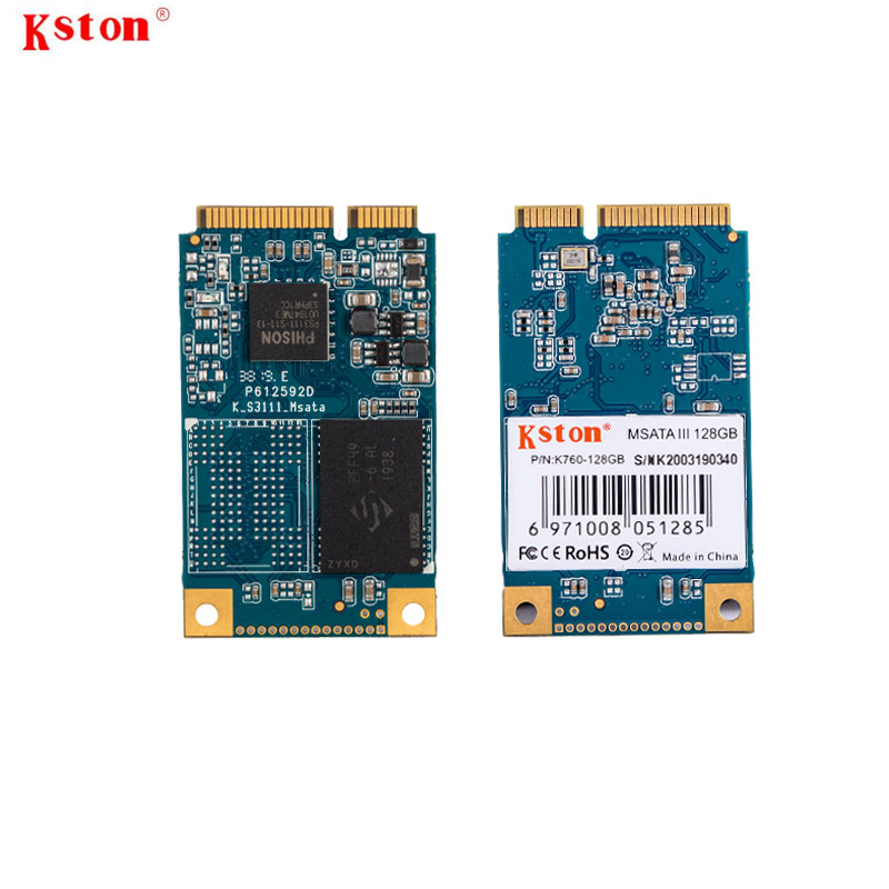 Kston 도매 가격 Sata3 Msata SSD 256GB 128GB 512GB 미니 Sata 내장 솔리드 스테이트 하드 드라이브 디스크 (노트북 및 데스크탑 Pc 용)